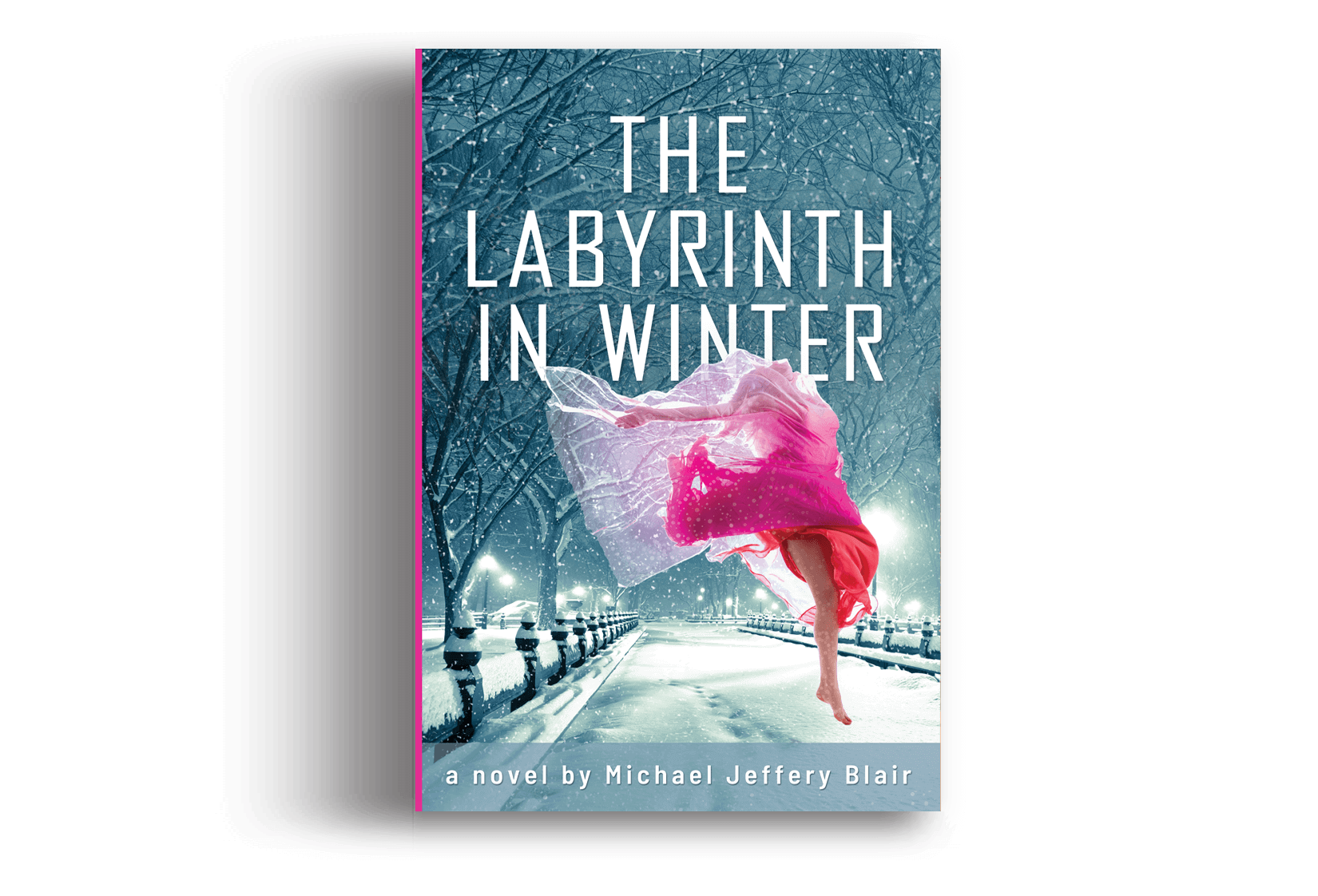 Book cover for The Labyrinth in Winter by Michael Jeffery Blair.